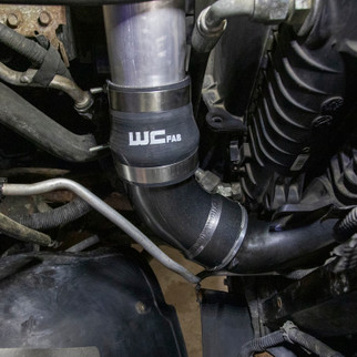 Wehrli 06-10 Duramax LBZ/LMM Intercooler Outlet Elbow Kit - Illusion Purple