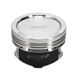 Manley Nissan SR20DE Piston Set - 86.00mm Bore 1.260in CH, -12.00 CC