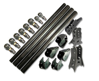 Artec Industries Easy 3 Link - Kit H - Adjustable Upper Link Outside Frame Offset - With Dom