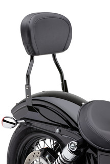 Short Sissy Bar Round Blk Flstf 07-17 Fxst/s/b 06-10