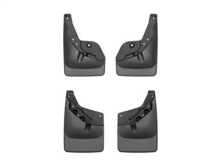 WeatherTech 24-25 Toyota Tacoma w/o Fender Flares Front & Rear No Drill MudFlaps - Black