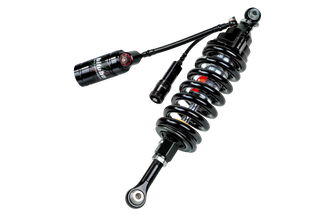 Bitubo CLU3 Monoshock Adjustable: Hydraulic Spring Preload, Reb., Double Comp., Length, Blk Spring