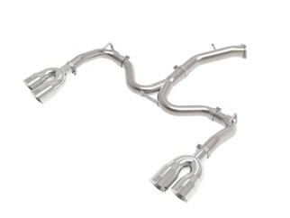 aFe 22-24 Kia Forte GT 1.6L 3in-2.5in 304 Stainless Steel Axle-Back Exhaust w/ Polished Tips