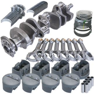 Eagle Chevy 350 3.750in Crank 5.700in I-Beam Rods -5cc Flat Top 4.060in Pistons Rotating Assembly