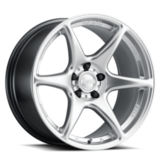 Kansei K11H Tandem 15x7in / 4x114.3 BP / 0mm Offset / 73.1mm  Bore - Hyper Silver Machined Lip