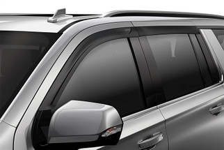 Husky Liners 07-18 Jeep Wrangler JKU Ventvisor Low Profile 4pc - Matte Black