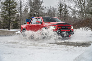 Husky Liners 19-25 RAM 1500 Excl. Rebel/TRX Models Aeroskin II Low Profile - Tex. Black