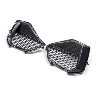 Anderson Composites 2024 Ford Mustang GT Carbon Fiber Front Bumper Inserts