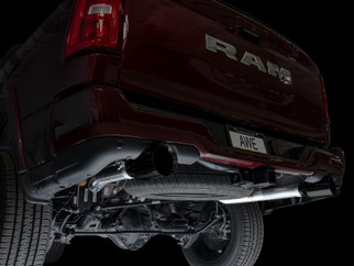 AWE Tuning 25+ RAM 1500 3.0TT 0FG Cat-Back Touring Exhaust - Diamond Black Tips
