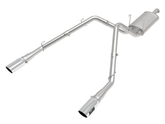 aFe Apollo GT Series 3 in 409 Stainless Steel Cat-Back Exhaust System w/ Polish Tip V8-5.7L HEMI