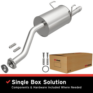 BRE Exhaust 01-05 Civic 1.7L Muffler Kit