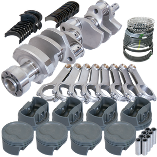 Eagle Chevy 350 1Pc 3.750in Crank 5.700in H-Beam -16cc Inv Dome 4.030in Pistons Balanced Assembly