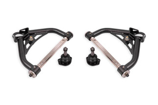 BMR 70-81 Chevrolet Camaro Non-Adj. Upper A-Arms w/ 0.5in Tall Ball Joint (Delrin) -Black Hammertone