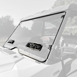 Seizmik 24+Kawasaki Ridge Ranch Tool Less Windshield - UV