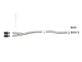 aFe 14-24 Mini Cooper S MACH Force-Xp 3in to 2-1/2in 304SS Cat-Back Exhaust w/ Carbon Fiber Tip