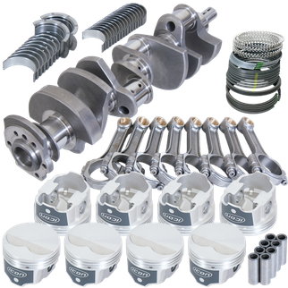 Eagle Chevy 350 IMCA 3.480in Crank 5.700in I-Beam Rods -3.7cc 4.030in Pistons Rotating Assembly