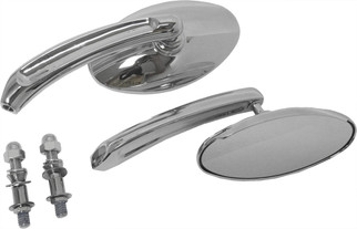 Mirrors Chrome Oval Chrome