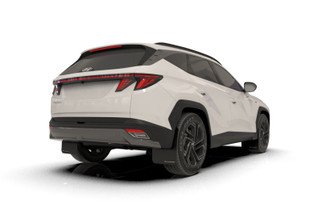 Rally Armor 25-26 Hyundai Tucson (Excl. ICE & XRT) Black UR Mud Flap w/ Red Logo
