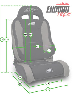 PRP 97-02 Jeep Wrangler TJ Enduro Elite Suspension Seat Trek Edition Kit