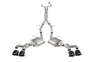 Corsa 2022-2025 Cadillac CT5-V Blackwing 3in. Cat-Back w/ Act. Exh. Dbl. X-Pipe Twin 4.5in. Tips