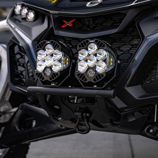 Baja Designs 2024+ Can-Am Maverick R LP6 Push Bar Bumper Kit - Clear