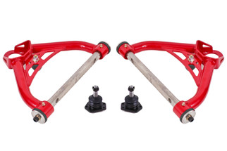 BMR 70-81 Chevrolet Camaro A-Arms Upper Non-Adjustable Delrin Std Ball Joint - Red