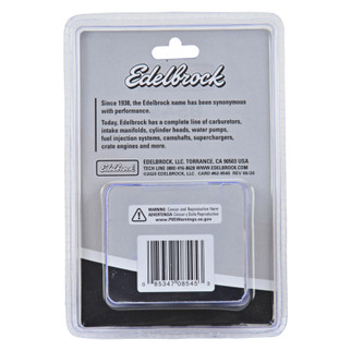Edelbrock Exhaust Header Bolts 3/8in-16 X 3/4in, Black Oxide (Set Of 12)