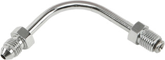 Jic To -3 Tube Adapter 90 Degree Long Chrome 3/8"