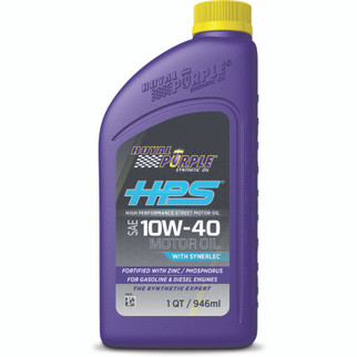 Royal Purple HPS Synthetic High Performance Street 10W40 Motor Oil - 1 Quart