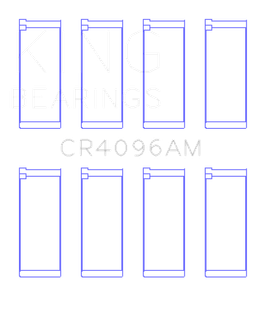 King Engine Bearings Mazda Fe/G6/F8 (Size +0.25mm) Connecting Rod Bearing Set