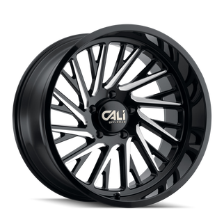 Cali Off-Road 9114 Purge 20x10 / 8x170 BP / -25mm Offset / 125.2mm Hub Gloss Black Milled Wheel