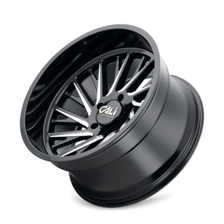 Cali Off-Road 9114 Purge 22x12 / 6x139.7 BP / -51mm Offset / 106mm Hub Gloss Black Milled Wheel