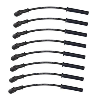 Moroso 99-13 GM LS/LQ 4.8/5.3/5.7/6.0/6.2L Ultra350 8mm Multi-Angle Boot Spark Plug Wire Set - Black