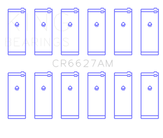 King Engine Bearings Datsun L24E (Size +0.25mm) Connecting Rod Bearing Set