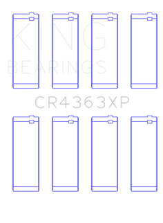 King Engine Bearings Gm 134 DOHC Ecotec 2.2L (Size STDX) Connecting Rod Bearing Set