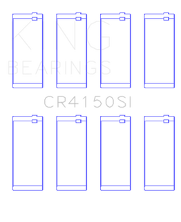 King Engine Bearings Ford ZETec 1.6/1.8/2.0 (Size +1.0mm) Connecting Rod Bearing Set