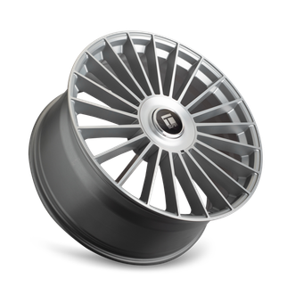 Touren 3610 TR10 22x9 / 6x135/139.7 BP / 20mm Offset / 87.1mm Hub Satin Silver Machined Wheel