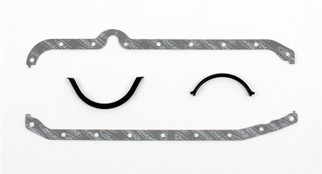 Cometic Chevy Gen1 Small Block V8 .094in Fiber Oil Pan Gskt Kit-Right Side Dipstick-Thick Front Seal