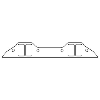 Cometic Chrysler BB B/RB V8 .060in Fiber Intake Mani Gasket Set-2.260in x 1.210in Rectangular Ports