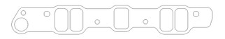 Cometic Pontiac V8 .060in Fiber Intake Manifold Gasket Set - 1.141in x 2.063in Rectangle Port