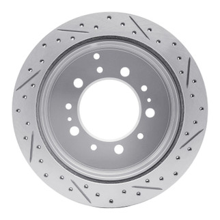 R1 98-07 Lexus Lx470 Rear Left Drilled & Slotted Geo-Carbon Rotor
