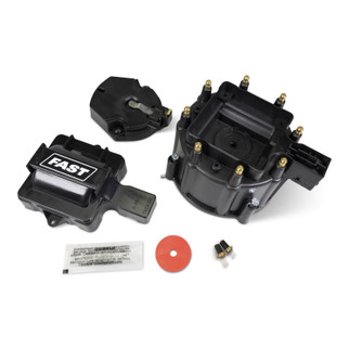 Fast Cap/Coil/Cover Kit, Hei Distributor, Black