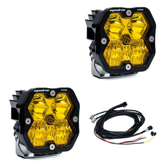 Baja Designs Squadron 2.0 Pro LED Driving/Combo (Pair) - Baja Amber