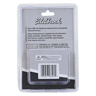 Edelbrock Exhaust Header Bolts M8-1.25 X 25mm, Black Oxide (Set Of 12)