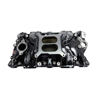 Edelbrock 55-86 Chevy SB Performer EPS Intake Manifold - Black Plasma Finish