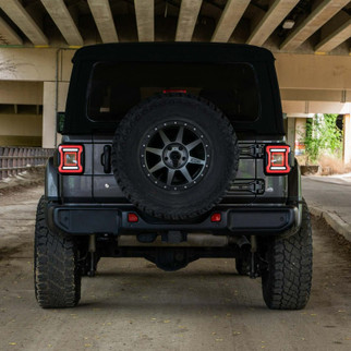 Form Lighting 2018-2023 Jeep Wrangler LED Tail Lights Smoke (Pair)