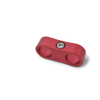 Russell Hose Separator For -6 Braided Red Anodize (2 Pack)