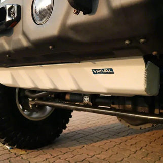 RIVAL 18-26 Jeep Wrangler JL /20-26 Jeep Gladiator Aluminum Sway Bar Skid Plate