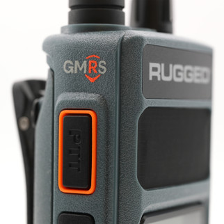 Rugged Radios GMRS Handheld Radio with NOAA Alerts - FM Radio
