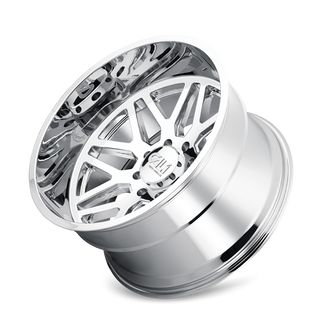 Cali Off-Road 9115 Invader 22x12 / 8x170 BP / -51mm Offset / 125.2mm Hub Chrome Wheel